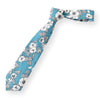 NANA-Turquoise Tie for Men, Flower Necktie for Wedding