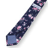 MILO-Blue Skinny Tie for Wedding, Skinny Necktie for Wedding