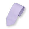 SILAS-Lilac Purple Necktie for Men, Skinny Cotton Tie for Wedding or Casual