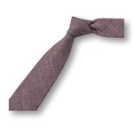 GRAY-Linen Gray Necktie, Summer Linen Necktie Gift For Men