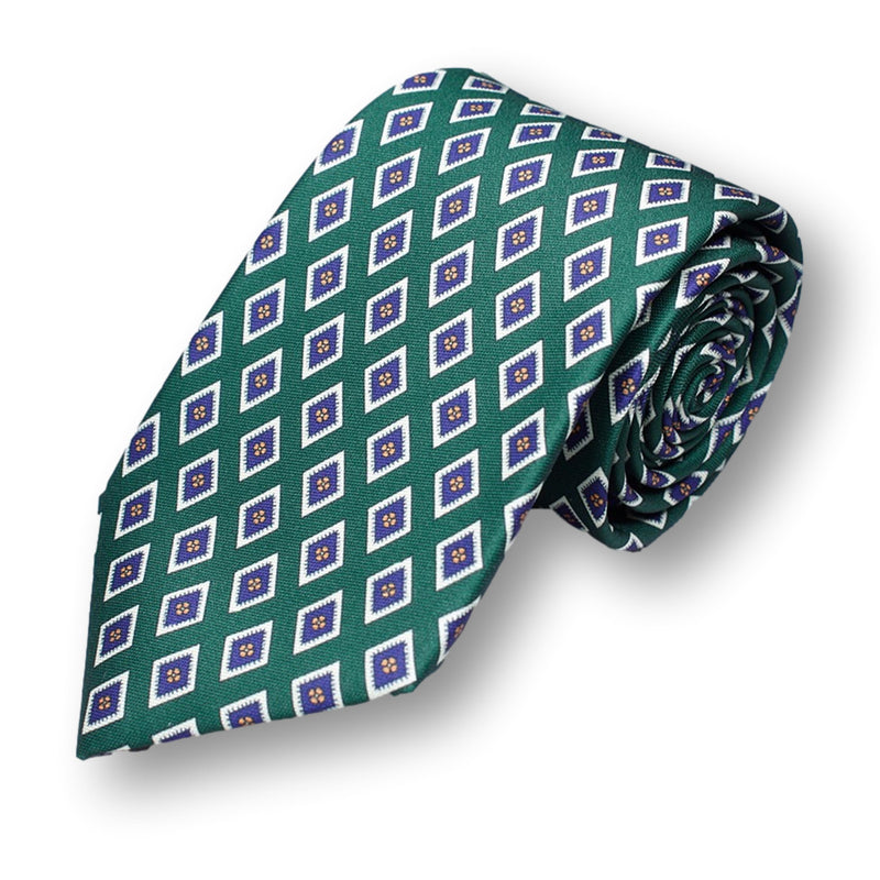 KYLE-Green Necktie for Men, Green Tie for Wedding