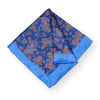 ZOE -Silk Printed Pocket Square, Luxury Groomsmen Pocket Squares